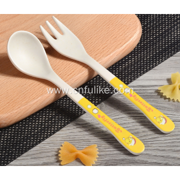 Cute Plastic Flatware Set for Kids